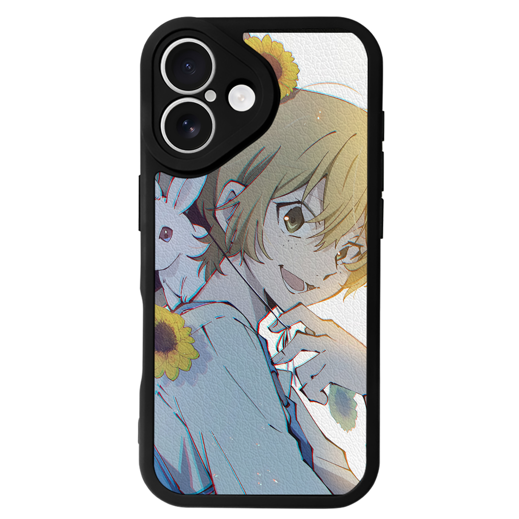 （画像用） 文豪ストレイドッグス Bungo Stray Dogs 【iPhone 16シリーズ対応】シリコンスマホケース（レザー調） 材質：シリコン